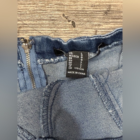 Forever 21 Blue Denim Strapless Dress - Picture 4 of 5